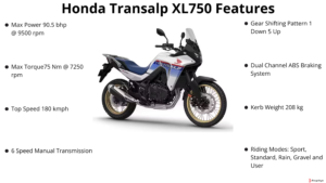 Honda Transalp XL750 Features