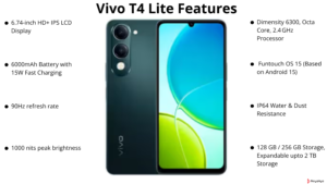Vivo T4 Lite Features